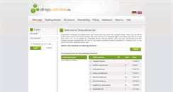Desktop Screenshot of dropcatcher.de